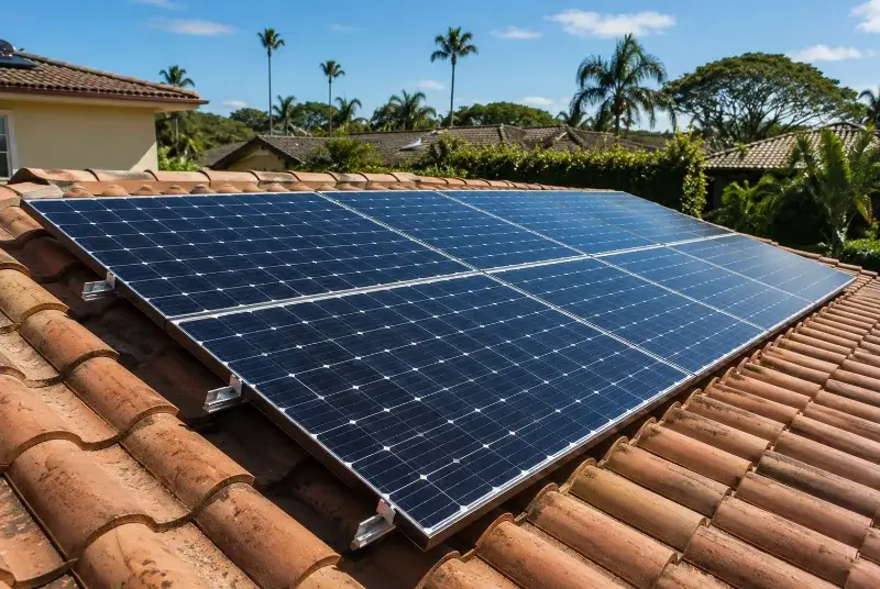 Installation de panneaux solaires à Trèves